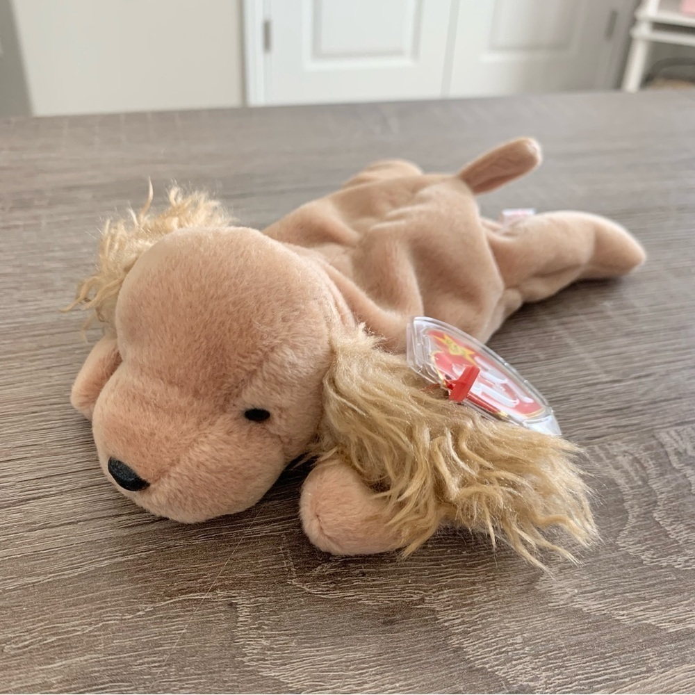 Spunky 1997 TY Beanie Babies Collectable Dog Plush